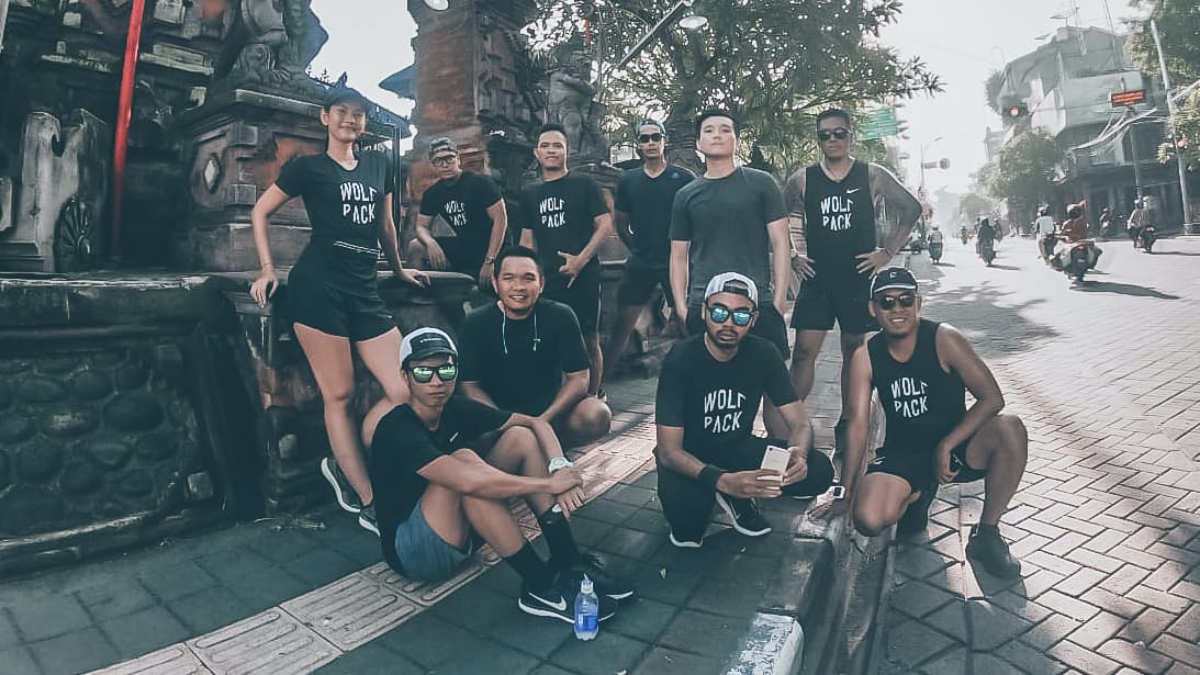 Island's Wolfpack Running Through the Heart of Bali Together