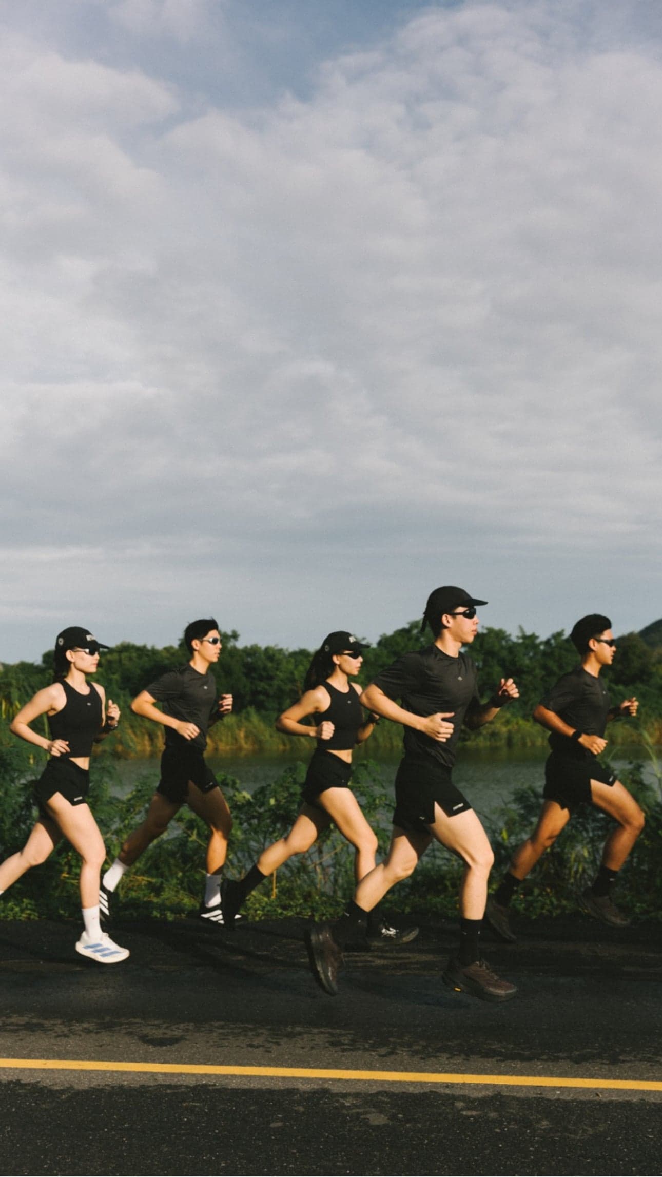 Rehab Crew Running Together with Resilience in Lopburi Thailand