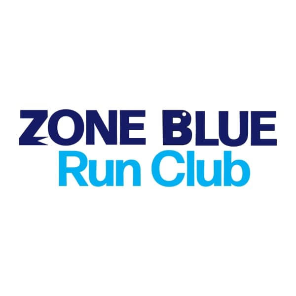 Zone Blue Run Club logo