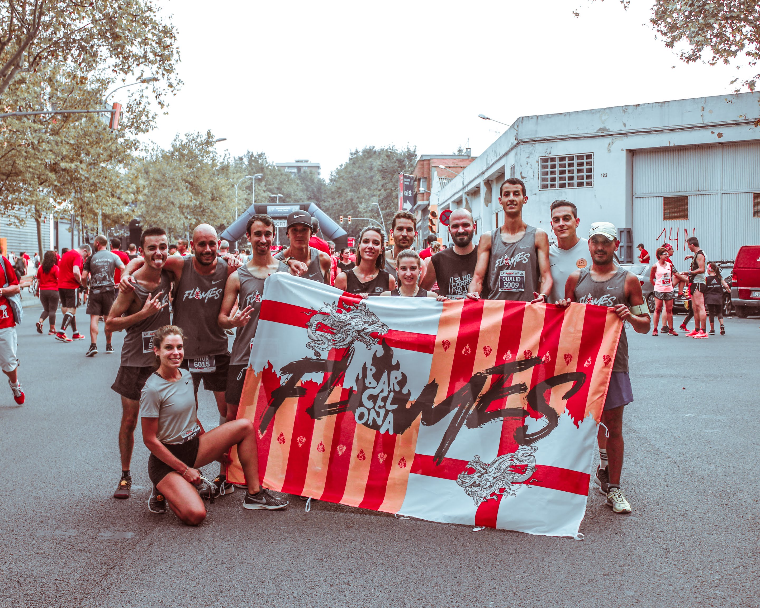 Flames Barcelona crew picture
