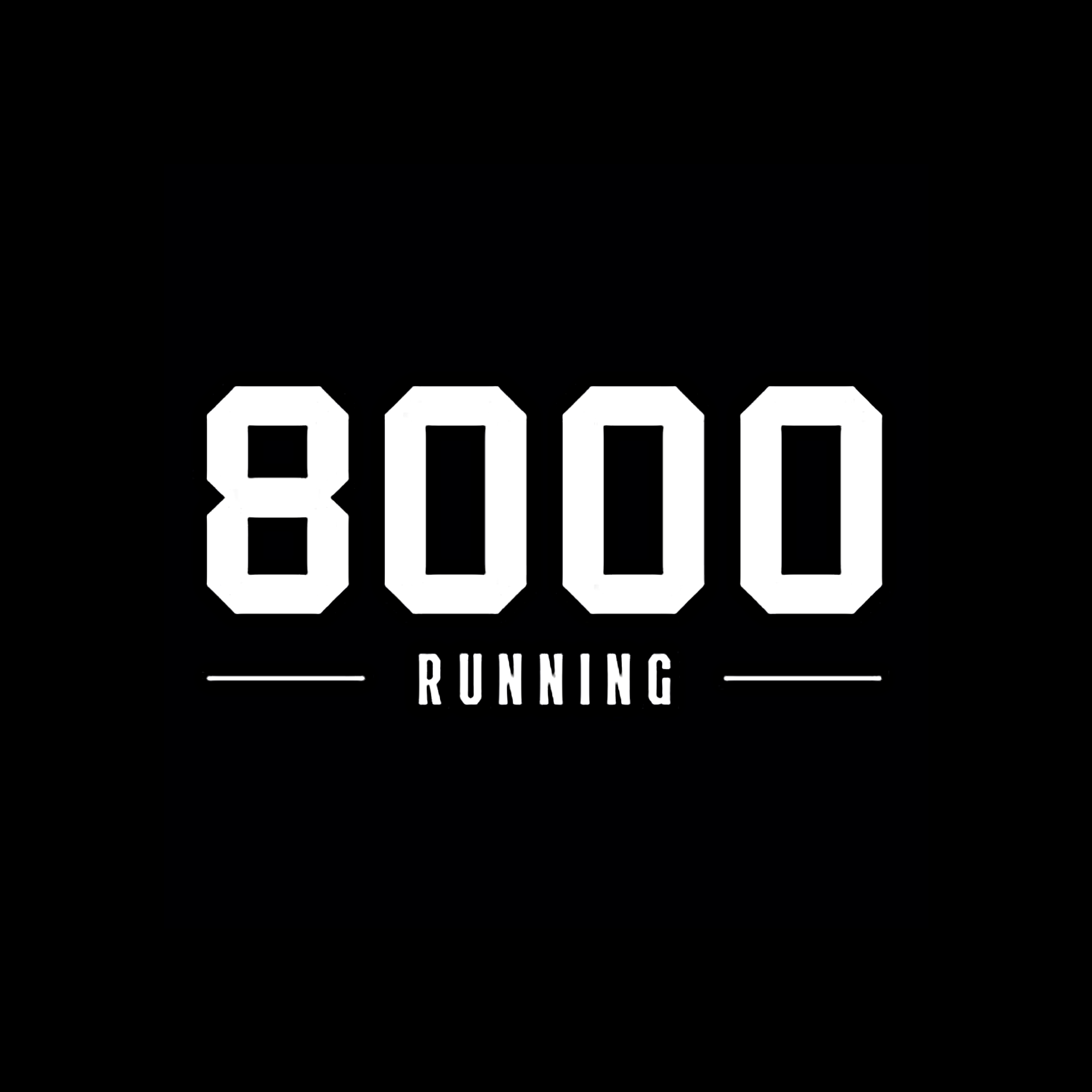 8000 Running Bruges Logo