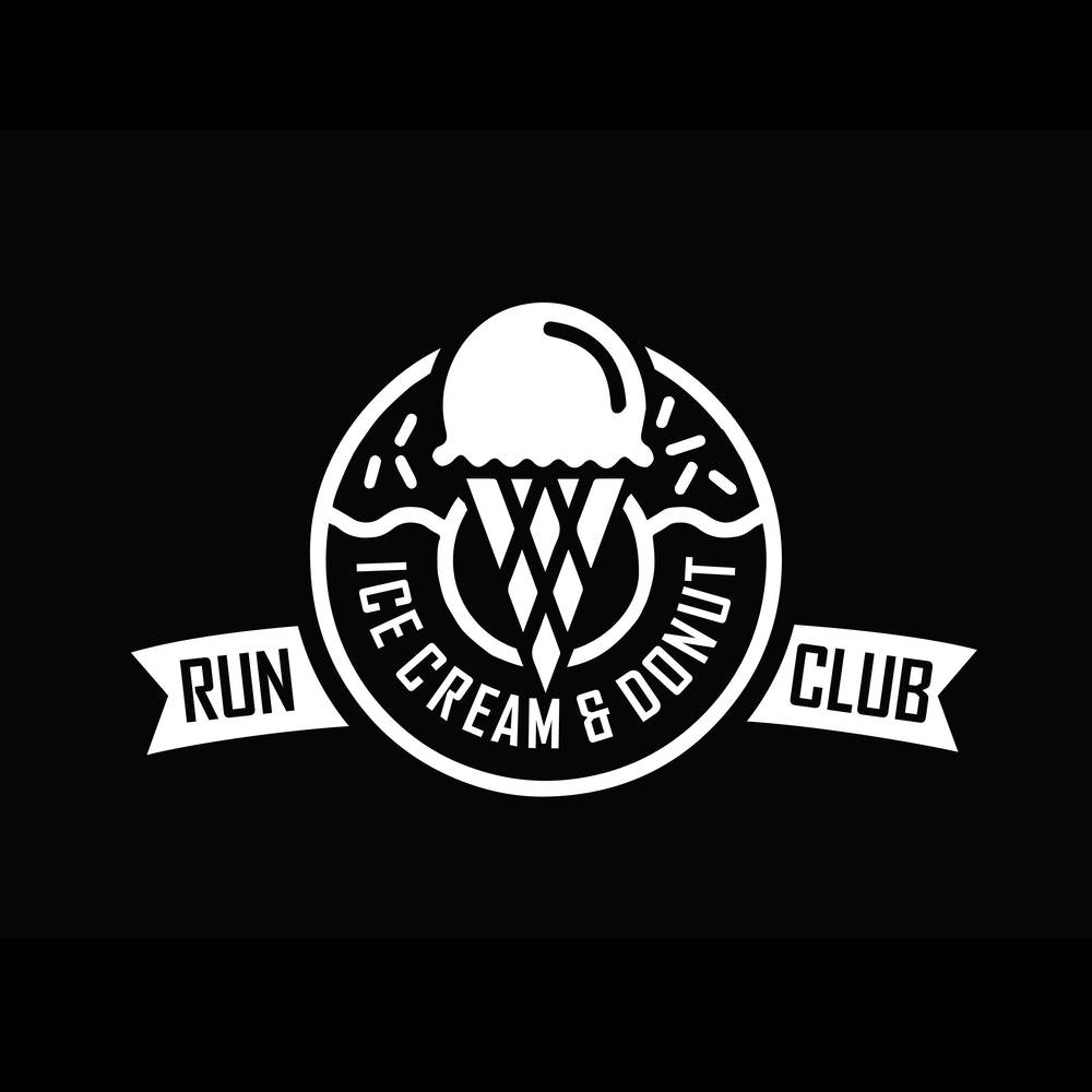 Ice Cream and Donut Run Club Logo