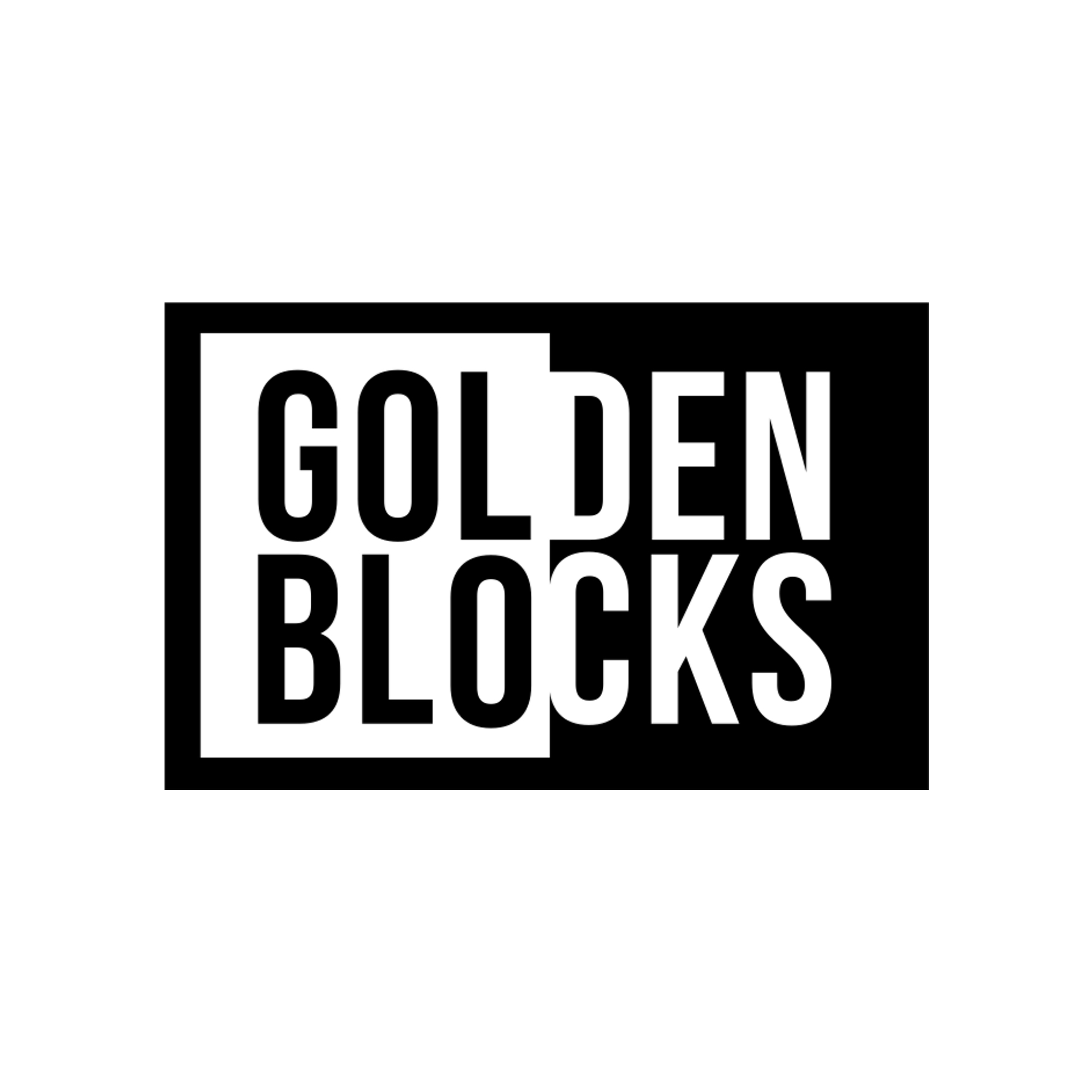 Golden Blocks Logo