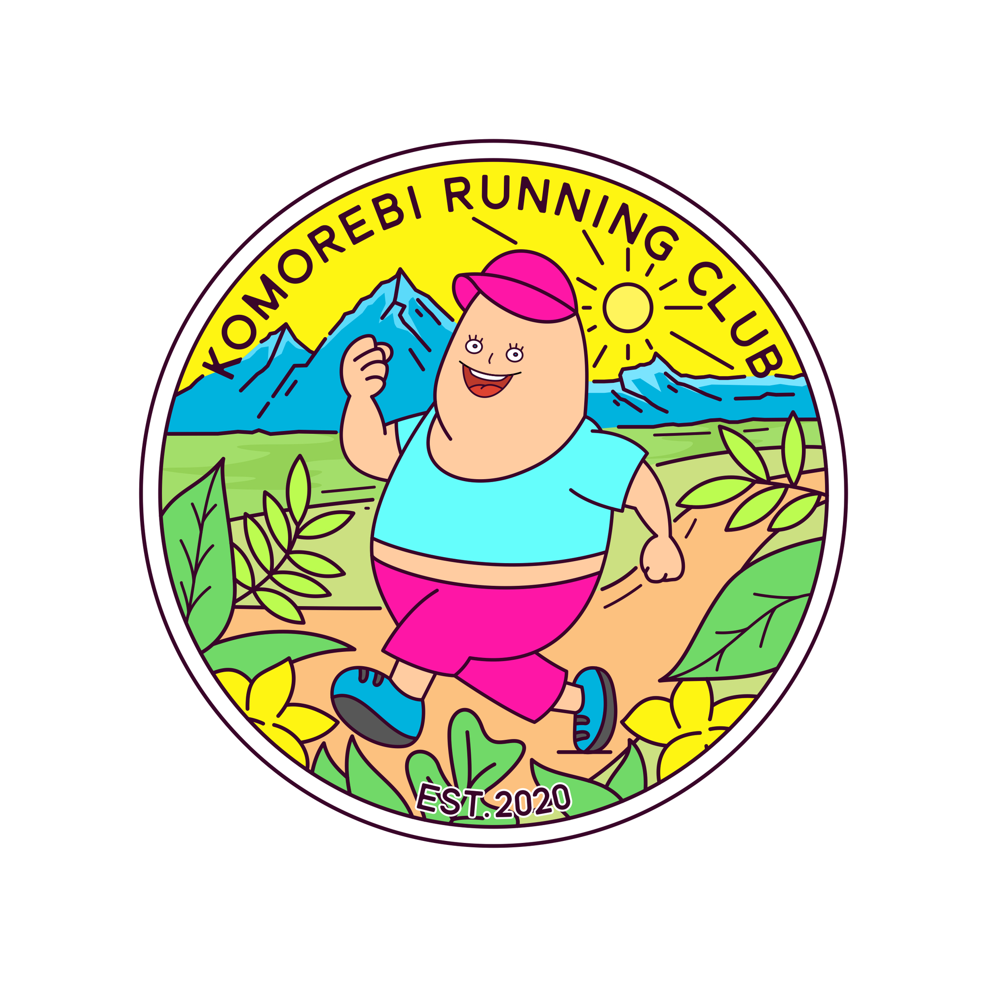 Komorebi Running Club Logo